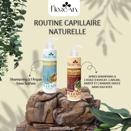 مجموعة العناية بالشعر الطبيعية %100