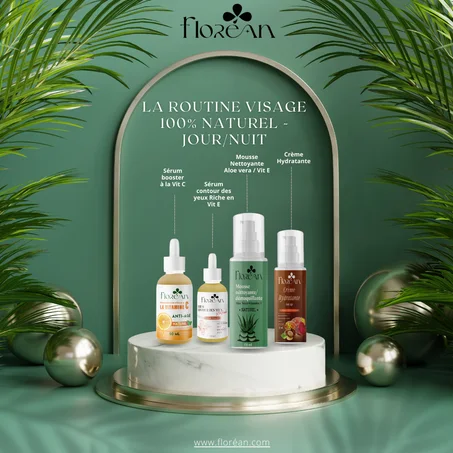 مجموعة  روتين الوجه الطبيعية %100