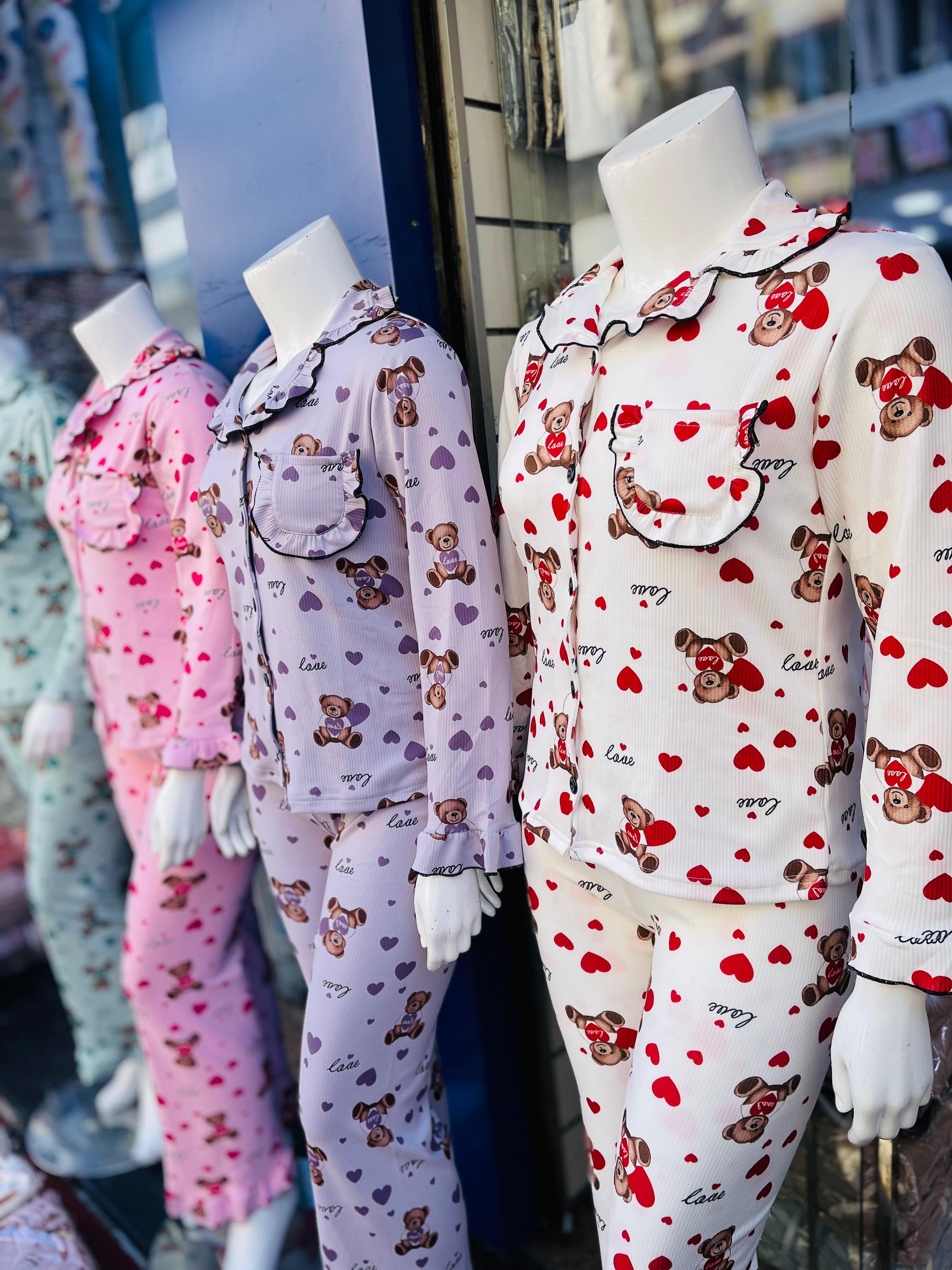 🌸 “Pyjama Cocooning Oursons – Collection Tendresse”