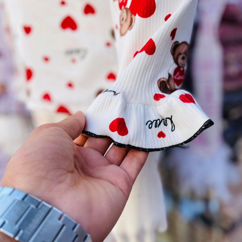 🌸 “Pyjama Cocooning Oursons – Collection Tendresse”