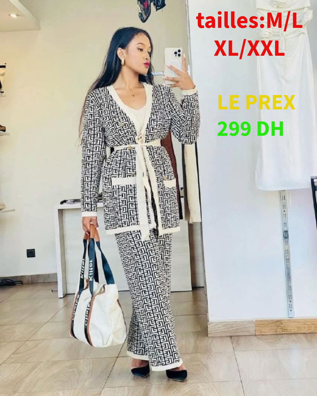 Ensemble 3ps d'hiver élégant