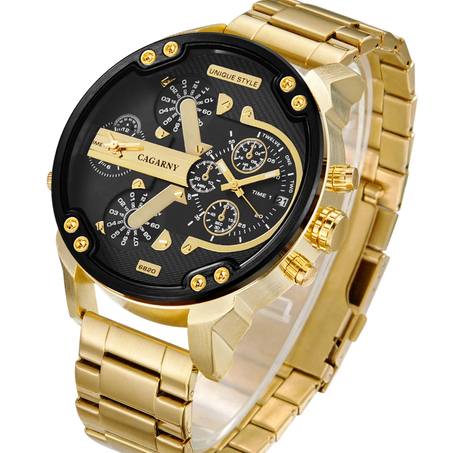 ساعة ديزل الذهبية للرجال