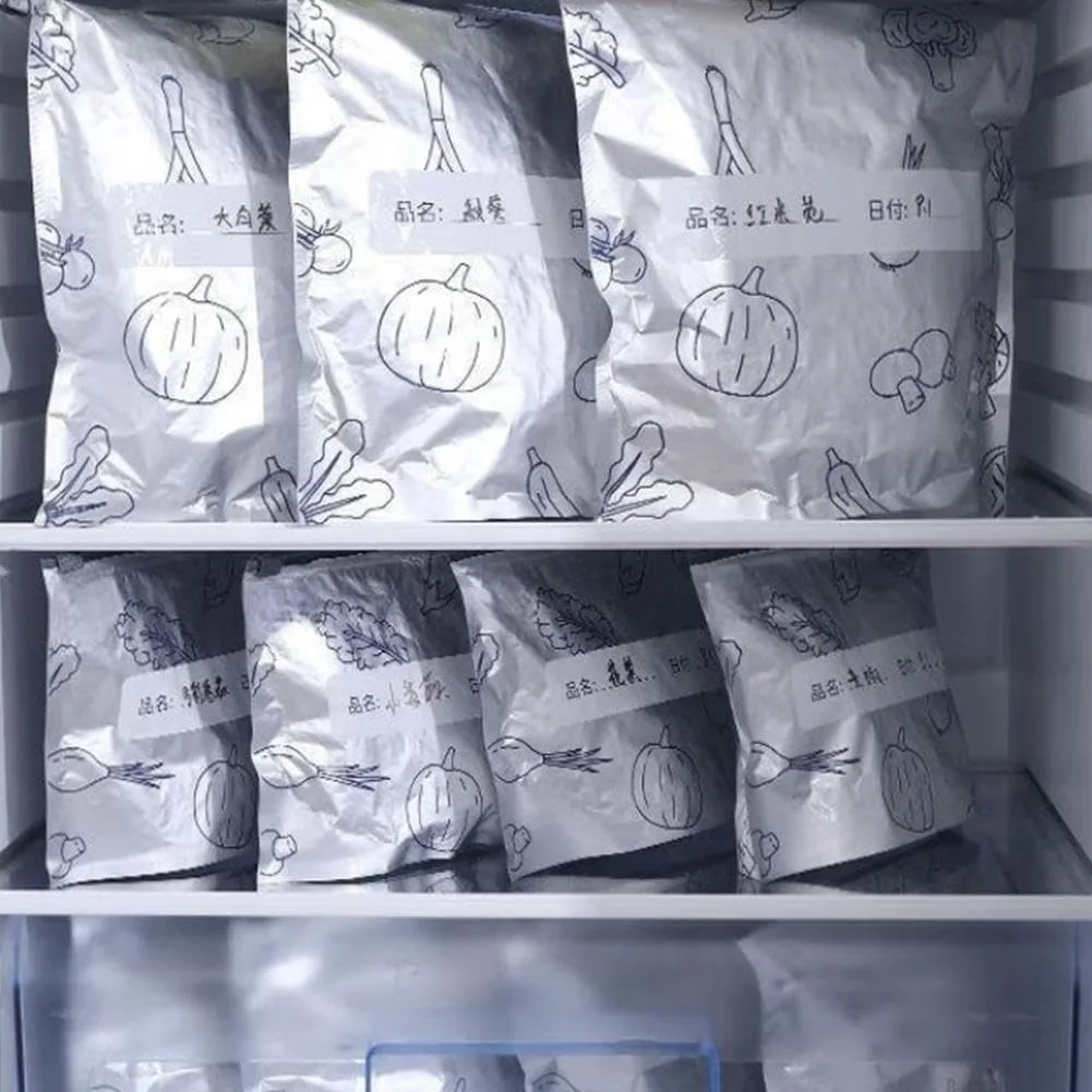 Lot de 10 sacs de congélation réutilisables en feuille d