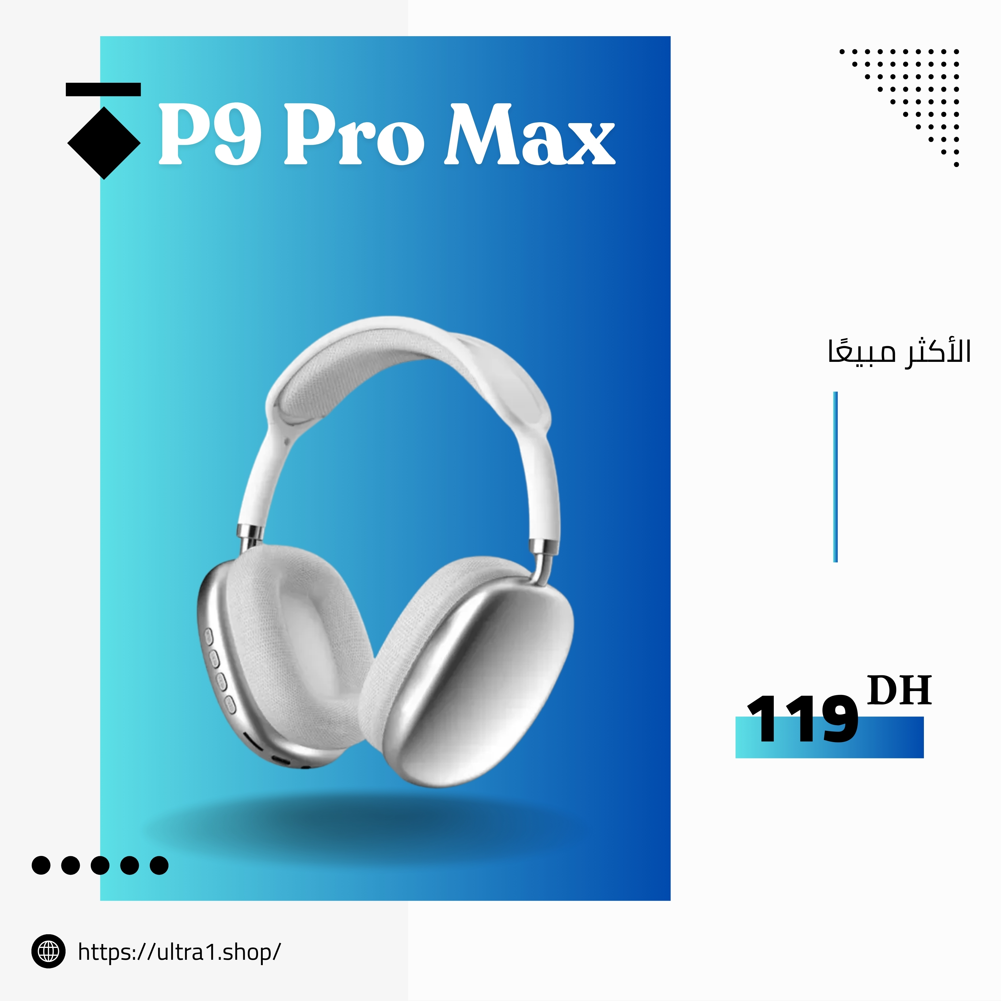 Casque Bluetooth P9 PRO MAX