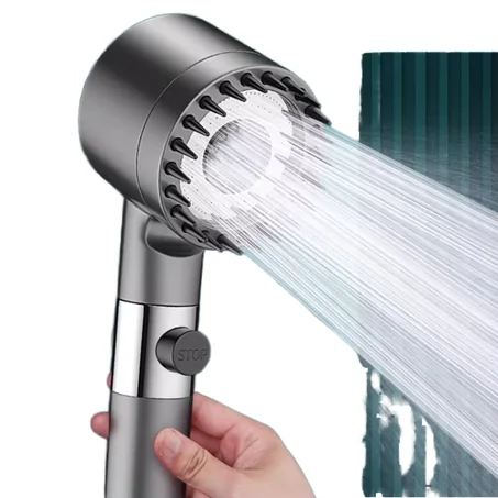 Douchette Haute Pression avec Filtre Ionique – Finition Chrome Premium