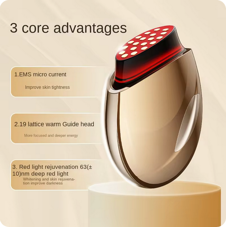 Red Light Collagen Regeneration Beauty Device  ✨ جهاز تدليك وشد الوجه - سلاحك السري لجمال دائم! ✨