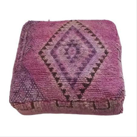 Moroccan kilim pouf