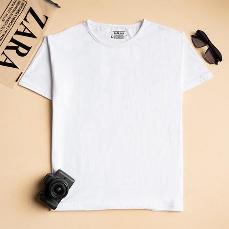 Zara تيشرت نص كم