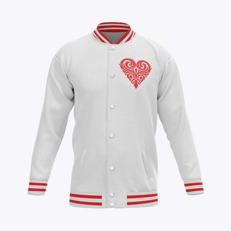 Varsity Jacket "King of Hearts"