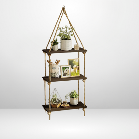 رفوف معلقة بالحبل