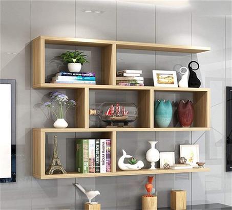 LUNA – Étagère Murale Moderne Bois ✨