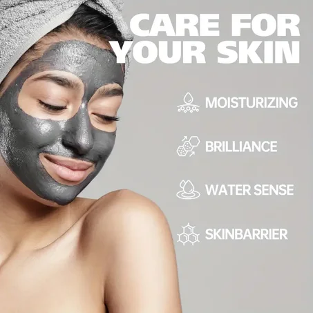 قناع الطين  للعناية بالوجه