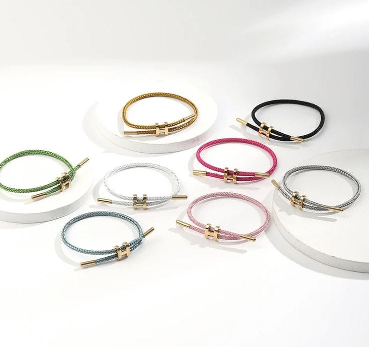 Bracelet Hermès Ajustable en Corde