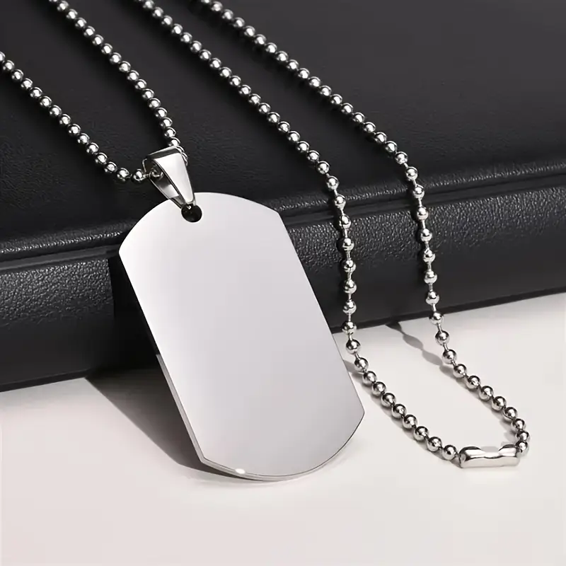 Collier Plaque Personnalisée ​