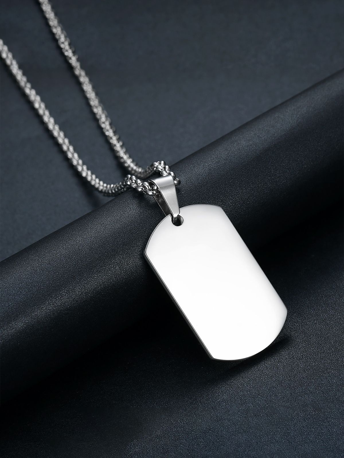 Collier Plaque Personnalisée ​