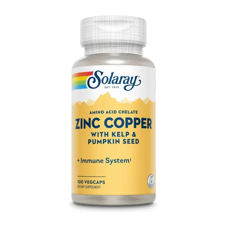 Solaray Zinc Copper with Sea Kelp & Pumpkin Seed