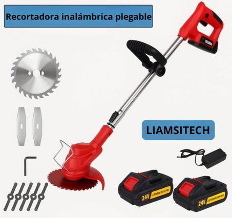 Cortabordes inalámbrico 3 en 1 – Cortacésped, bordes y jardinería profesional