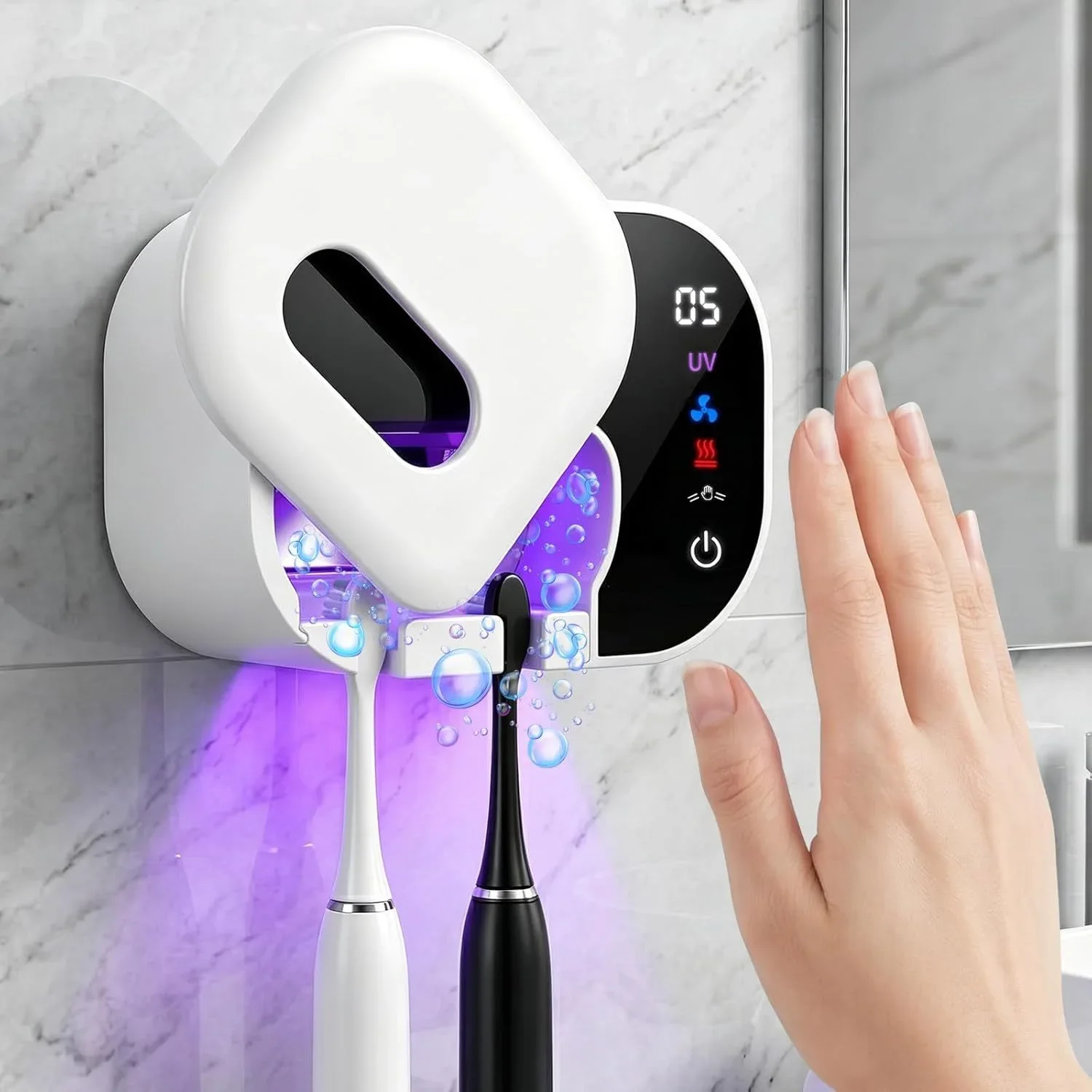 Stérilisateur UV intelligent sans contact pour brosse à dents