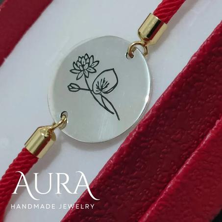 Bracelet fleur de naissance