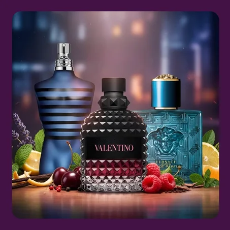 Valentino roma intense 10ml + versace eros 10ml + ultra Male 10ml