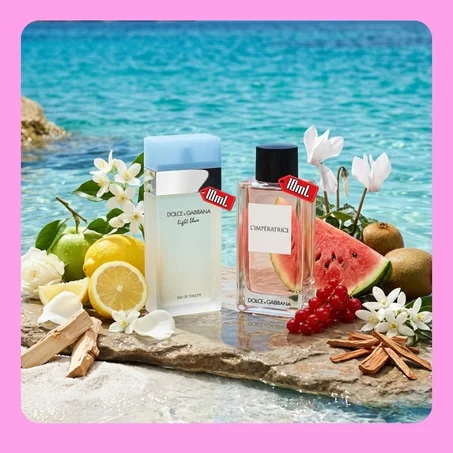 DOLCE GABBANA LIGHT BLEU 10ML + L IMPERATRICE 10ML
