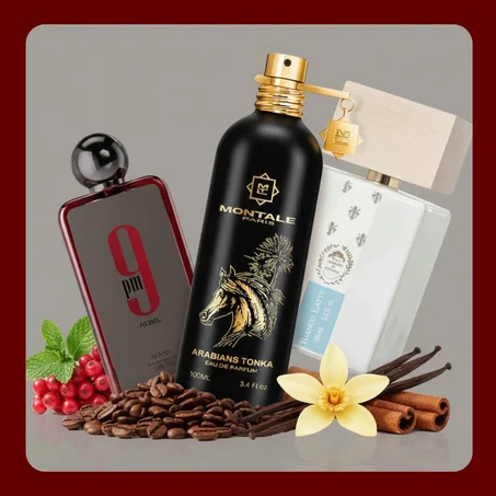 Arabian tonka 10ml + bianco latte 10ml + 9pm rebel 10ml
