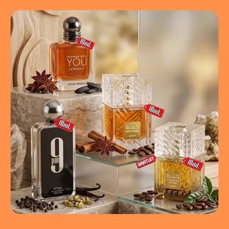 STR INTENSLEY 10ML + 9PM AFNAN 10ML + KHAMRAH 10ML + KHAMRAH QAHWA 10ML