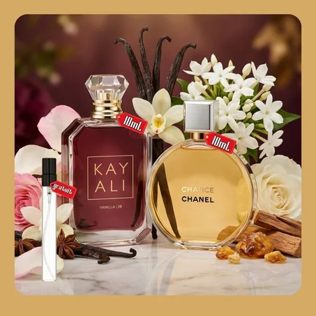 KAYALI VANILLE 10ML + CHANCE CHANEL 10ML + 10ML GRATUIT