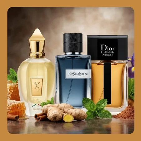 Homme intense 10ml + ysl edp 10ml  +xerjof naxos 10ml