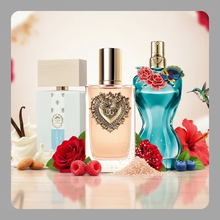 la belle paradise garden 10ml + bianco latte 10ml + Dolce & Gabbana Devotion 10ml