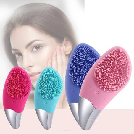 Sonic facial cleansing brush