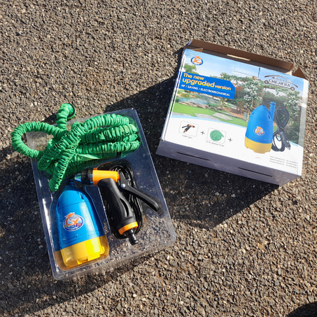 جهاز رش المياه المحمول لتنظيف السيارة