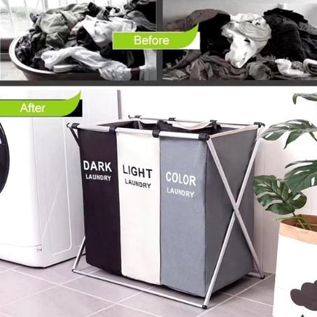 سلة الغسيل : وداعاً للفوضى في الحمام وغرفة الغسيل.