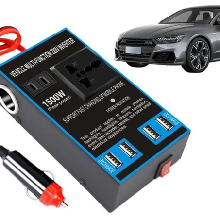 محول تيار السيارة  12V - 24V  إلى تيار  220V