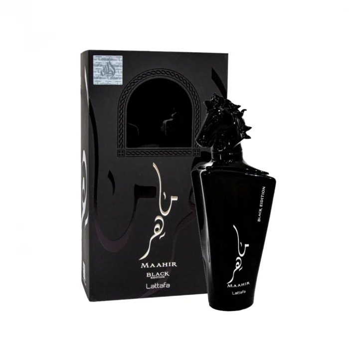 Parfum arabesc Maahir Black Edition, apa de parfum 100 ml, barbati