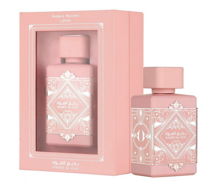 Parfum Badee Al Oud Noble Blush, Lattafa, apa de parfum 100 ml, femei