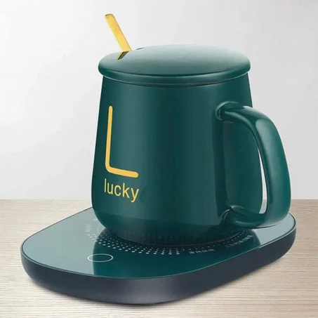 كوب قهوة Lucky مع لوح تسخين تلقائي