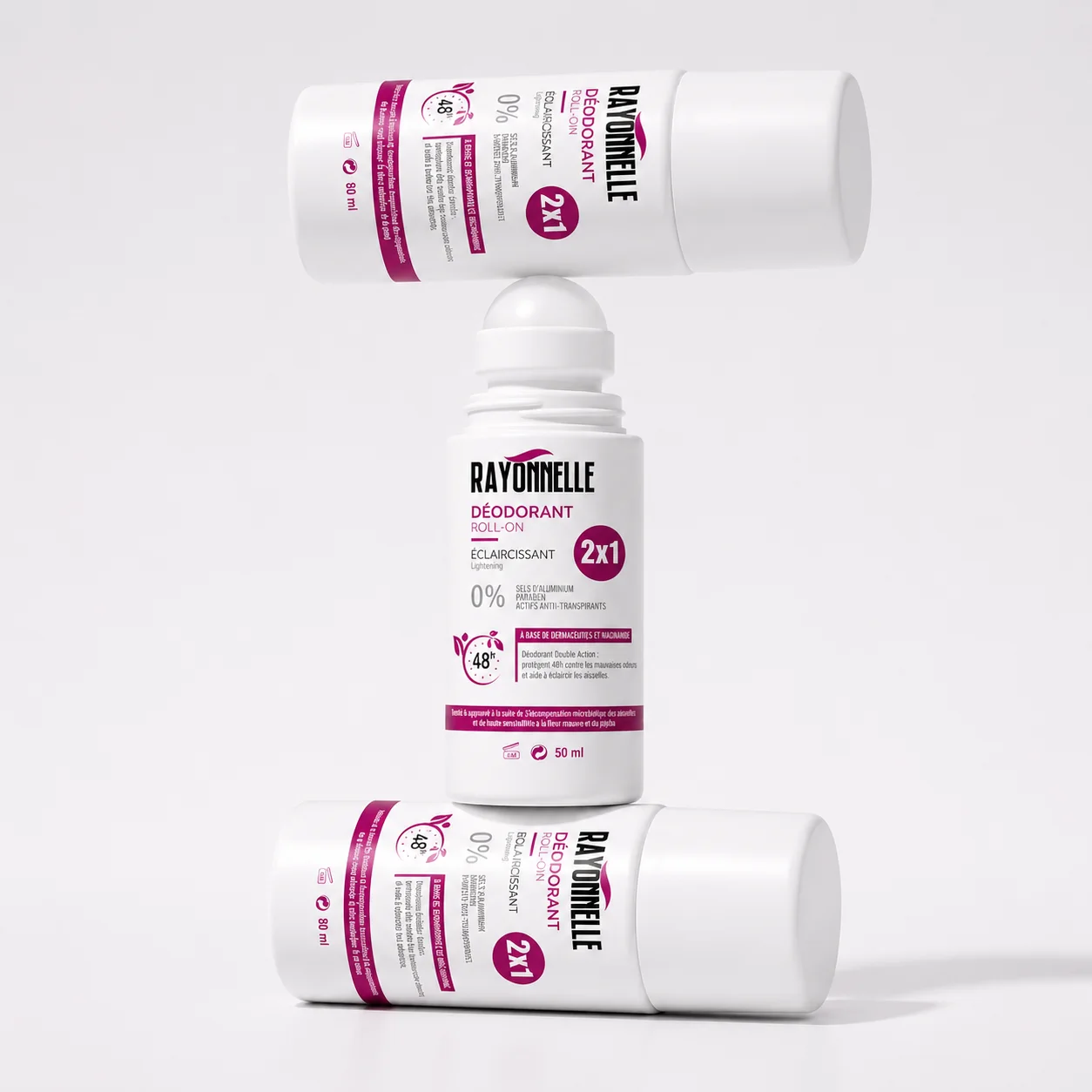 Rayonnelle Déodorant Roll-On 2×1
