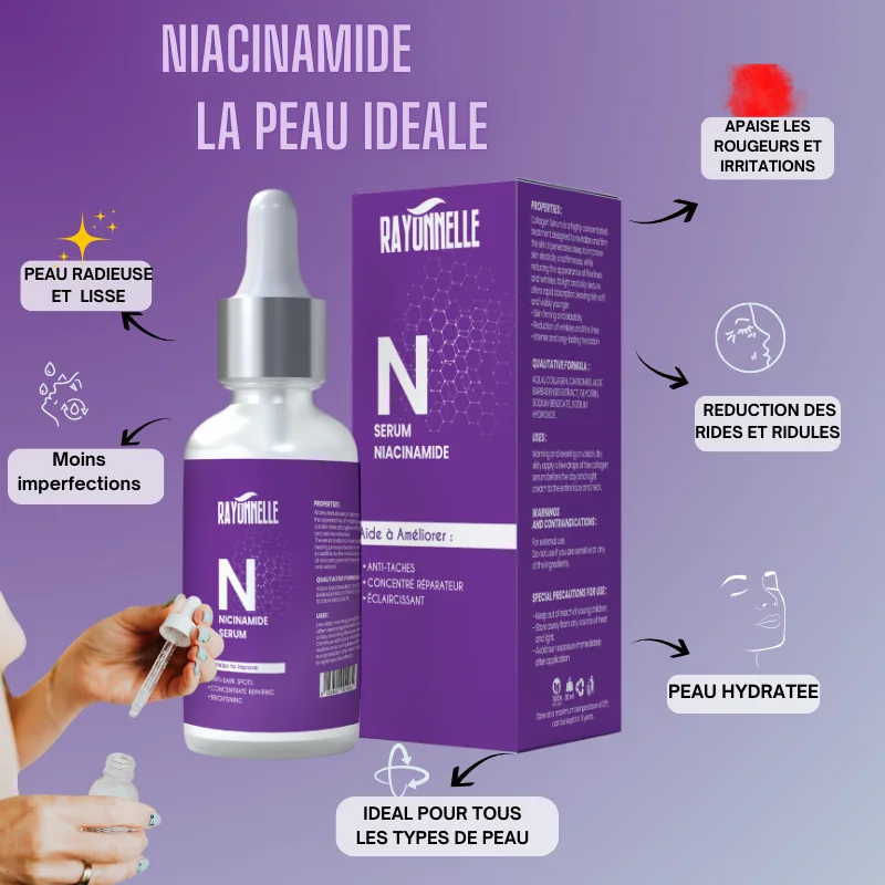 - سيروم النياسيناميد -وداعا الحبوب و المسام الواسعة والبقع