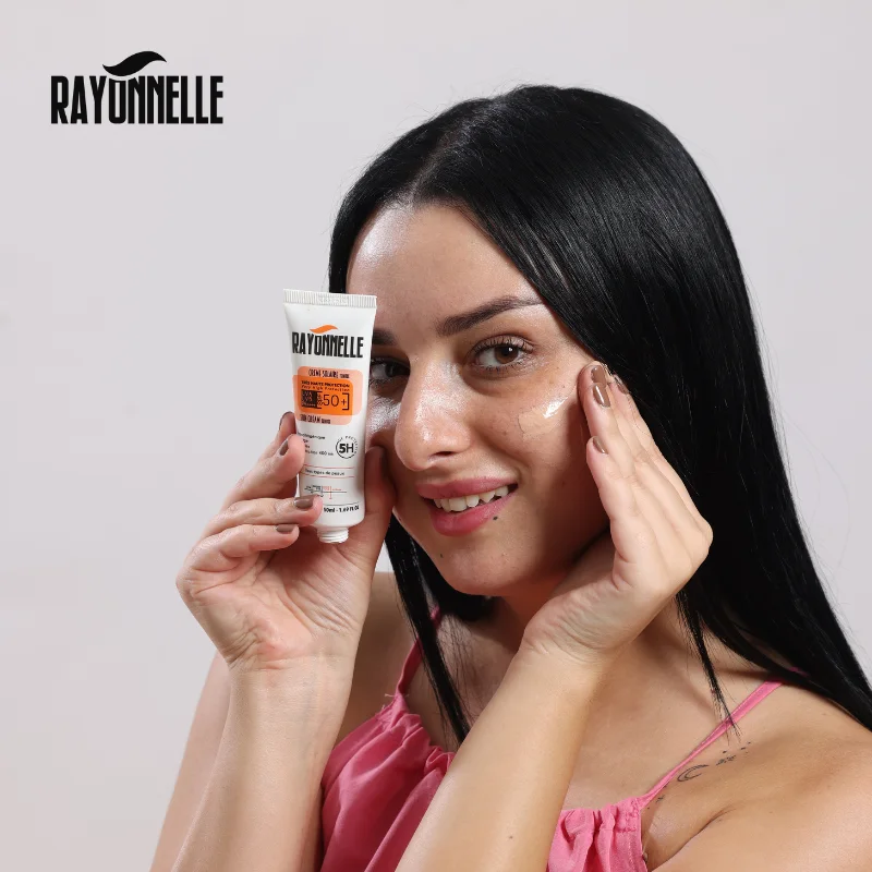 ECRAN solaire SPF50+teinté  واقي الشمس الطانطي