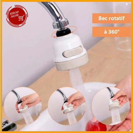 Économiseur d’eau rotatif pour robinet