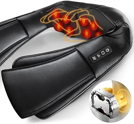 💆‍♂️ Appareil de Massage Shiatsu Corps Entier – Pétrissage et Pression Profonde avec Chaleur Thérapeutique pour Soulager les Douleurs Musculaires de la Tête aux Pieds | Édition 2026 Original