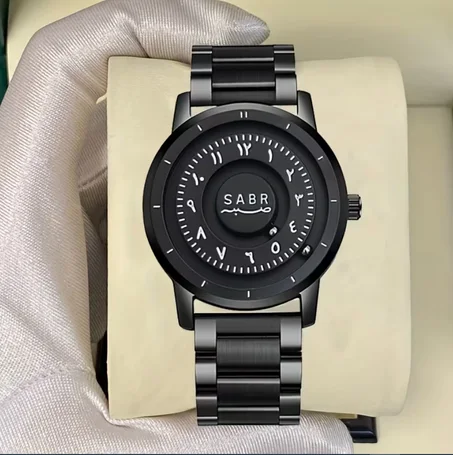 ساعة صابر:الأصلية مع العلبة الرسمية حيث تلتقي الفخامة بالدقة ✨⌚️