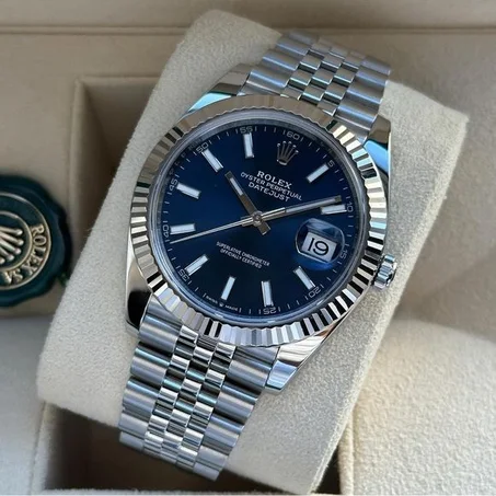 Rolex Datejust 41 – Cadran Sertis de Diamants, Oystersteel & Or Blanc