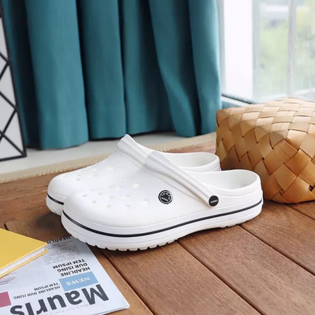 Luofu L940-1 Sandales (Slipper) WHITE