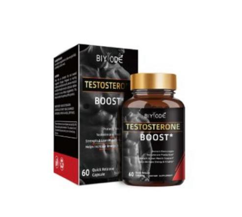BIYODE Testosterone Booster pour Hommes – Énergie, Vitalité & Performance Musculaire (60 Pilules)