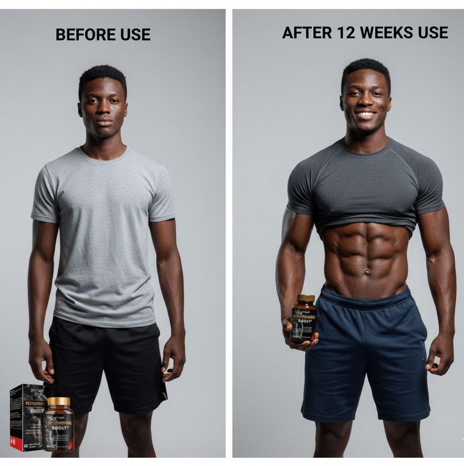 BIYODE Testosterone Booster pour Hommes – Énergie, Vitalité & Performance Musculaire (60 Pilules)