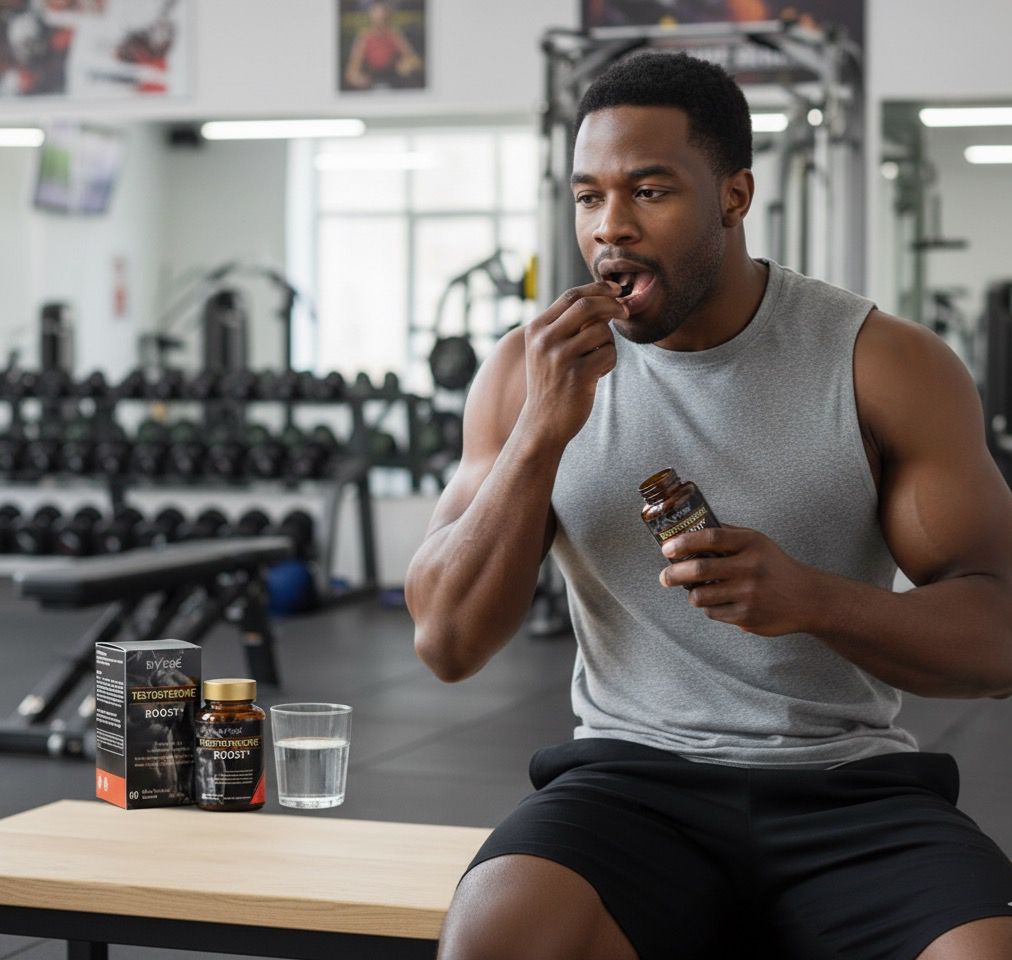 BIYODE Testosterone Booster pour Hommes – Énergie, Vitalité & Performance Musculaire (60 Pilules)