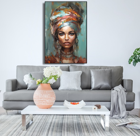 لوحات فنية جدارية من القماش