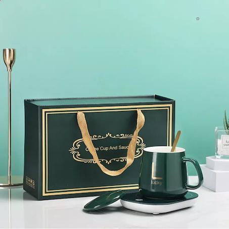 كوب ذكي لتسخين المشروبات- أخضر